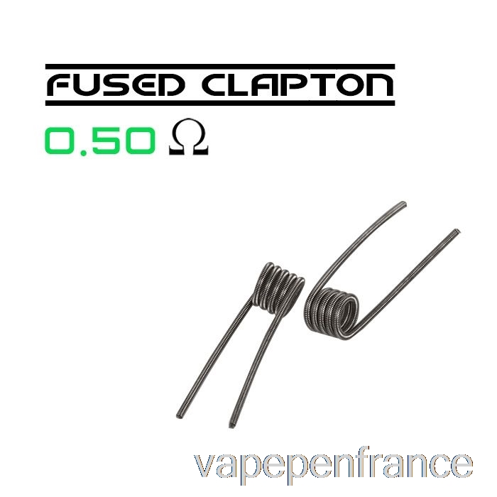 Wotofo Comp Wire - Bobines Préconstruites Clapton Fusionné 0,5 Ohm - Pack De 10 Stylos Vape